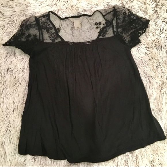 *BOGO* Lace Top Ralph Lauren Loose Tee - Picture 4 of 4